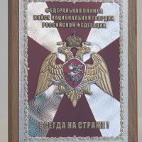 Плакетка барельефная всегда на страже!